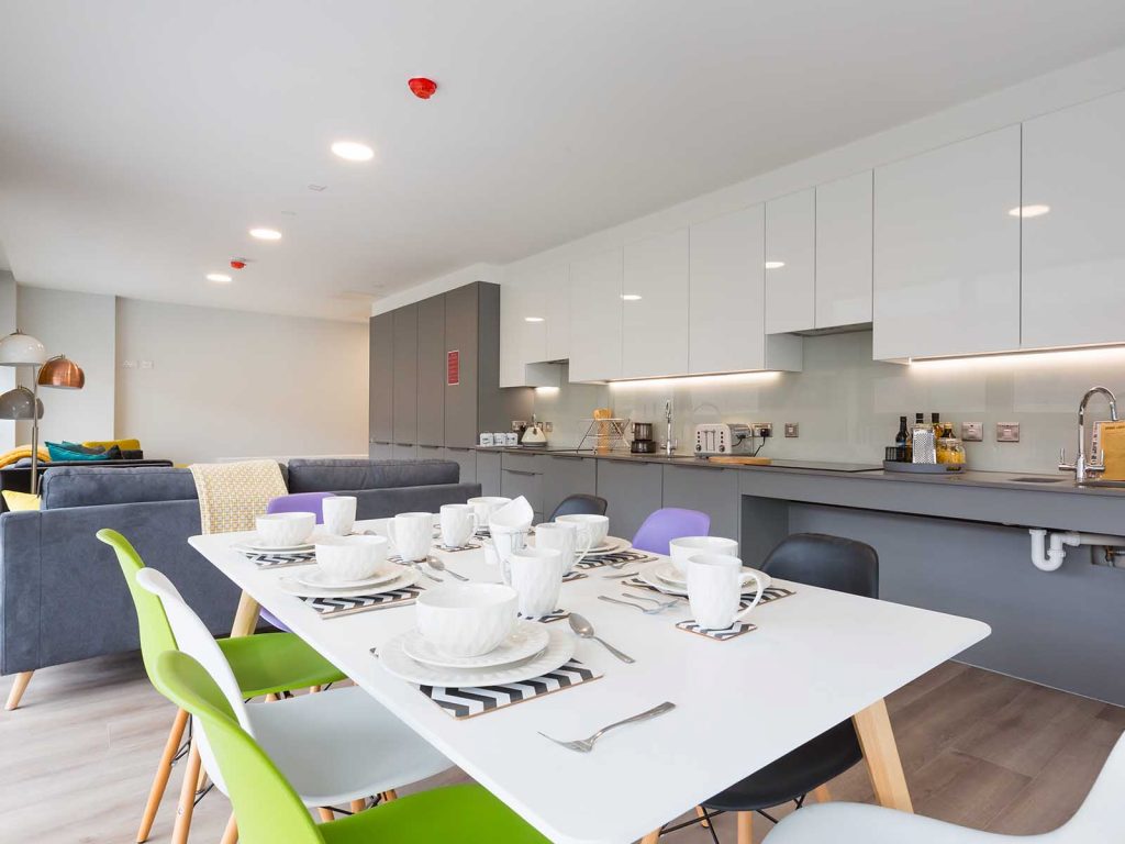 residential halls-shared kitchen