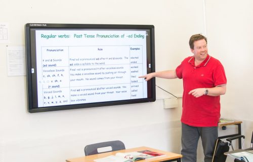 Classroom with teacher
