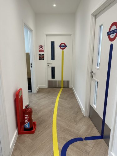 school corridor