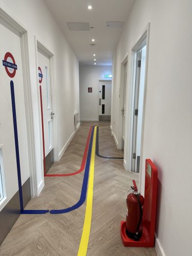 school corridor